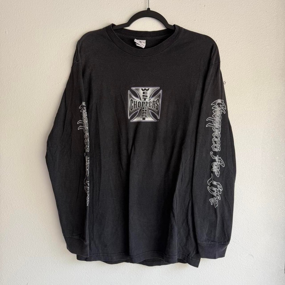 Vintage 90s West Coast Choppers Low rider long sleeve shirt
